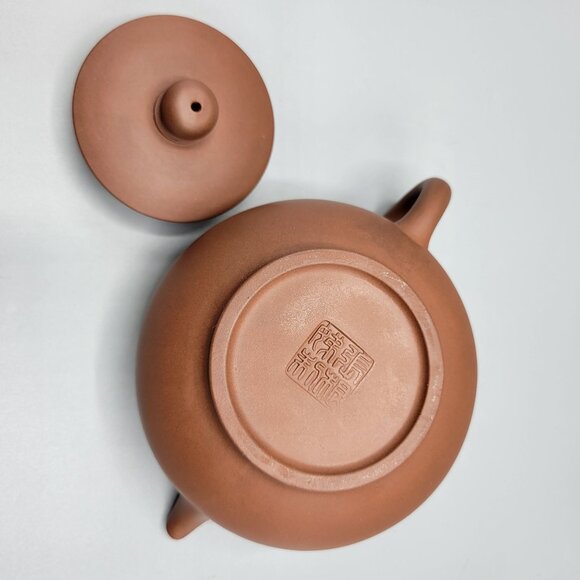Chinese Hand Thrown Red Clay Terracotta Teapot With Lid 3" Tall - Picture 5 of 16